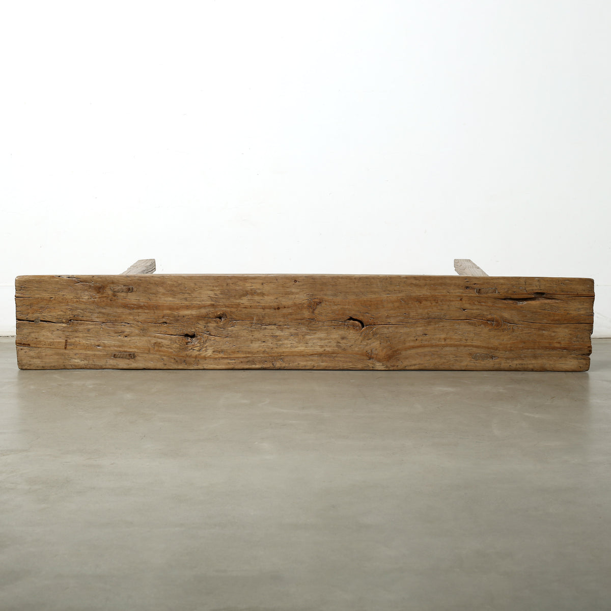 Approx. 80" Long 13" Deep Vintage Console Table Weathered Natural Cotton Wood