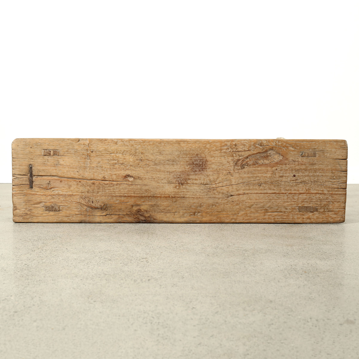 Approx. 50 Inches Long Console with Shelf, Weathered Natural