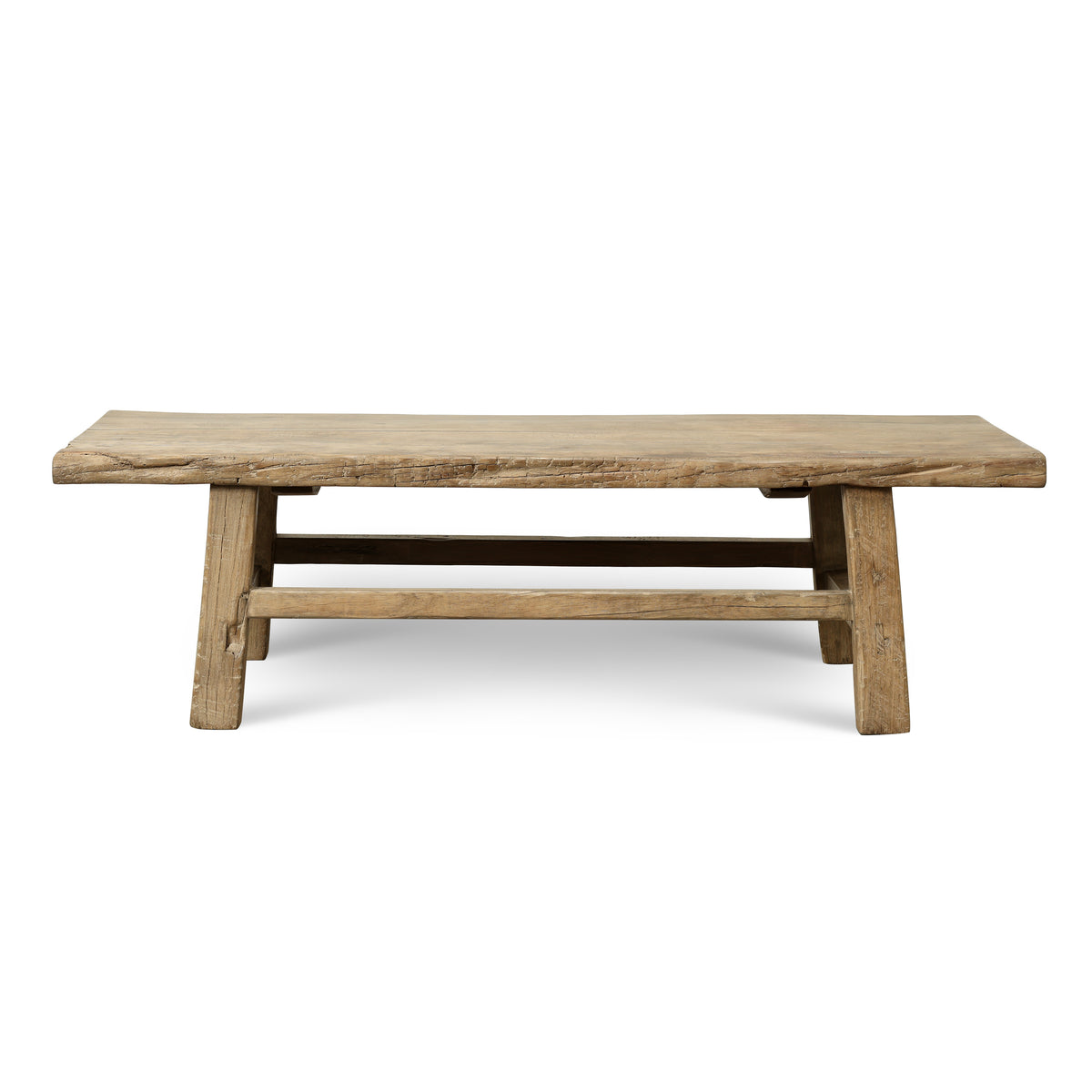 Vintage Coffee Table 63x23.6x17.7H Walnutwood Warm Wood Tone