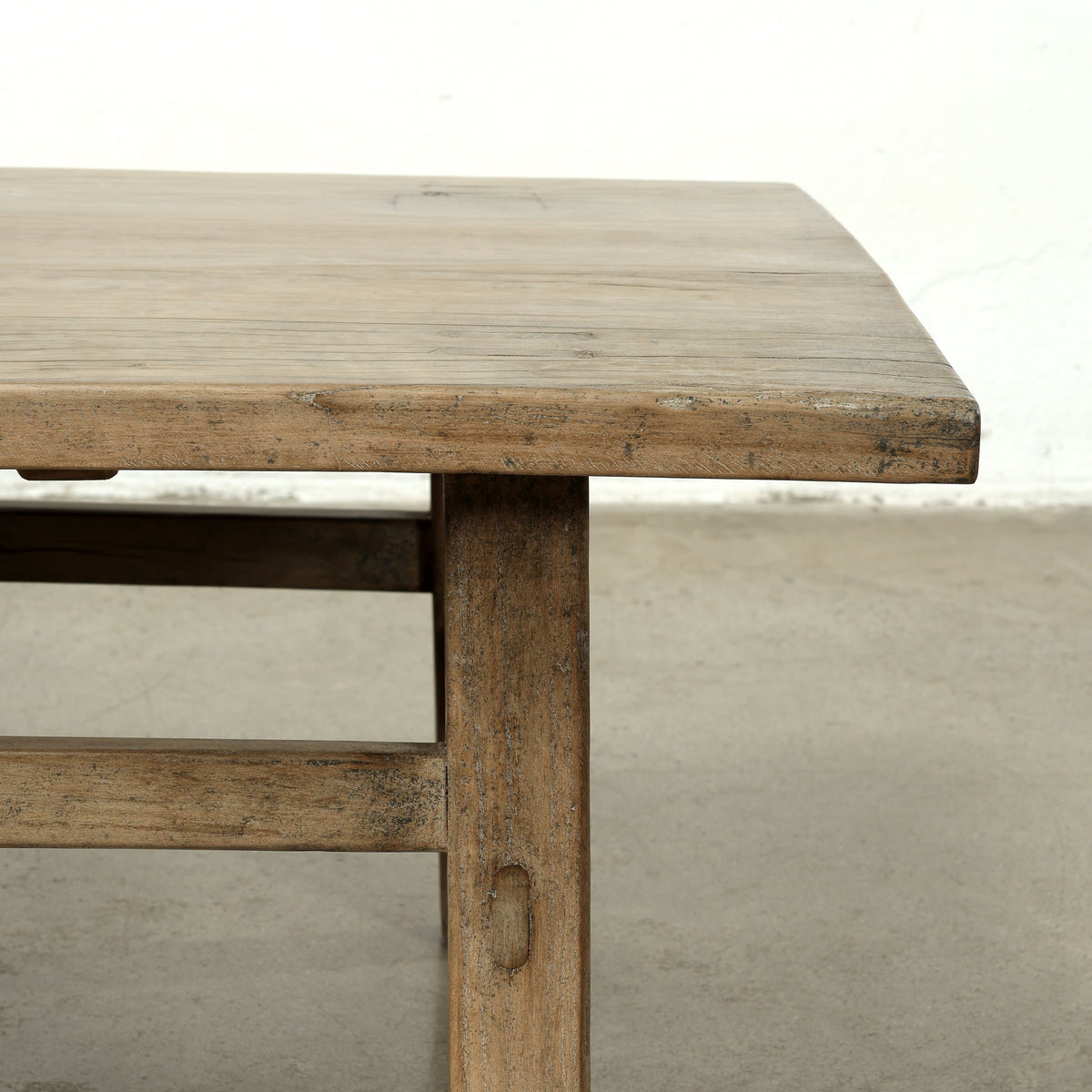 Vintage Coffee Table 66.5x26.8x16.9H Walnutwood Weathered Natural