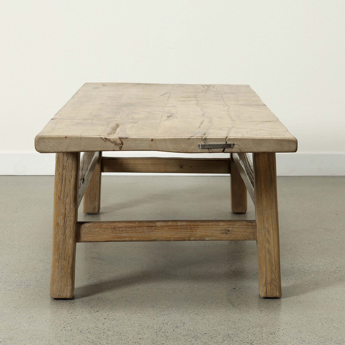 Vintage Coffee Table Approx 60" Long 24 Inches Wide Weathered Natural