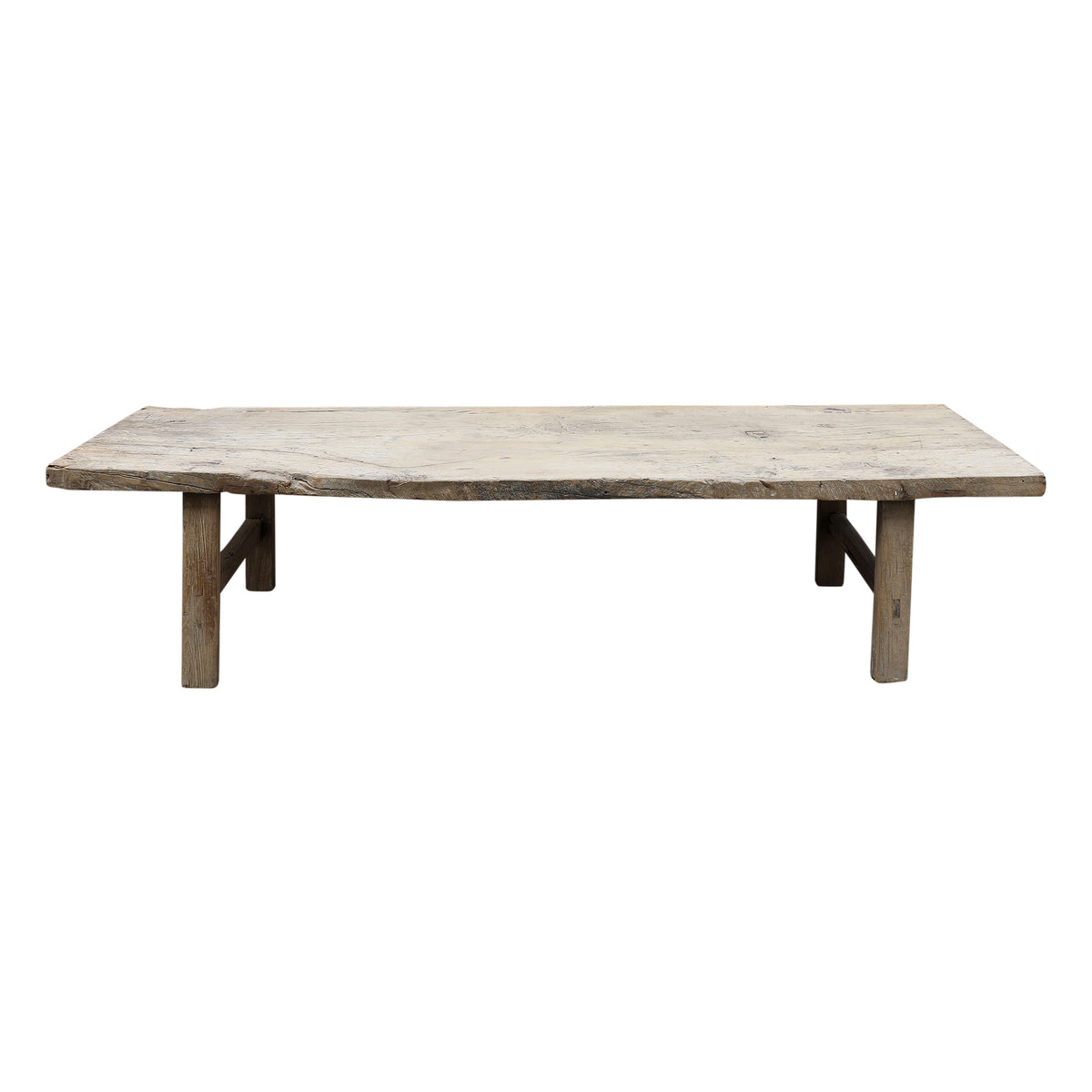 Vintage coffee table Medium approx 5-6' long 20-30" wide Weathered natural(size & color vary)