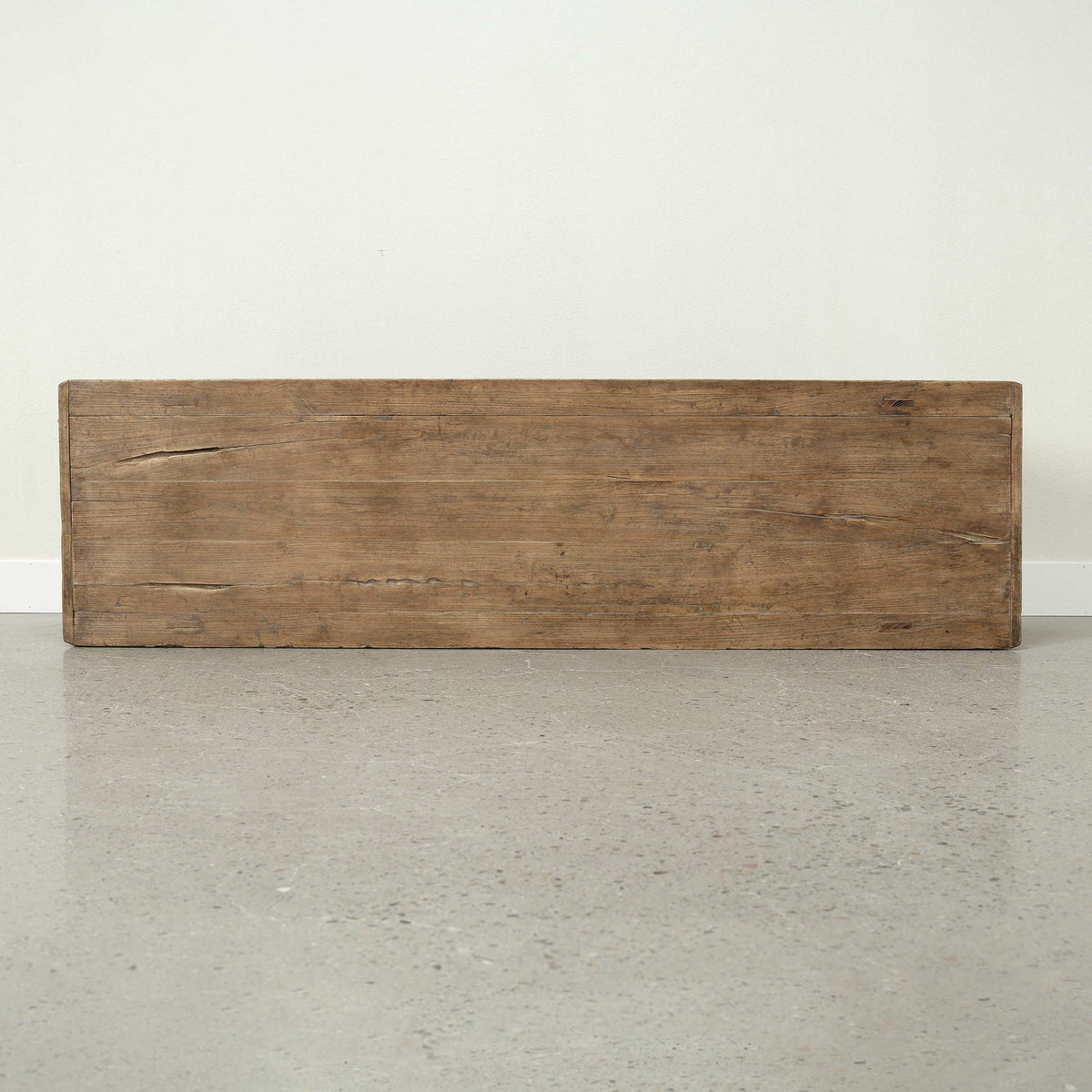 Vintage Coffee Table 74" Wide 20" Deep Weathered Natural