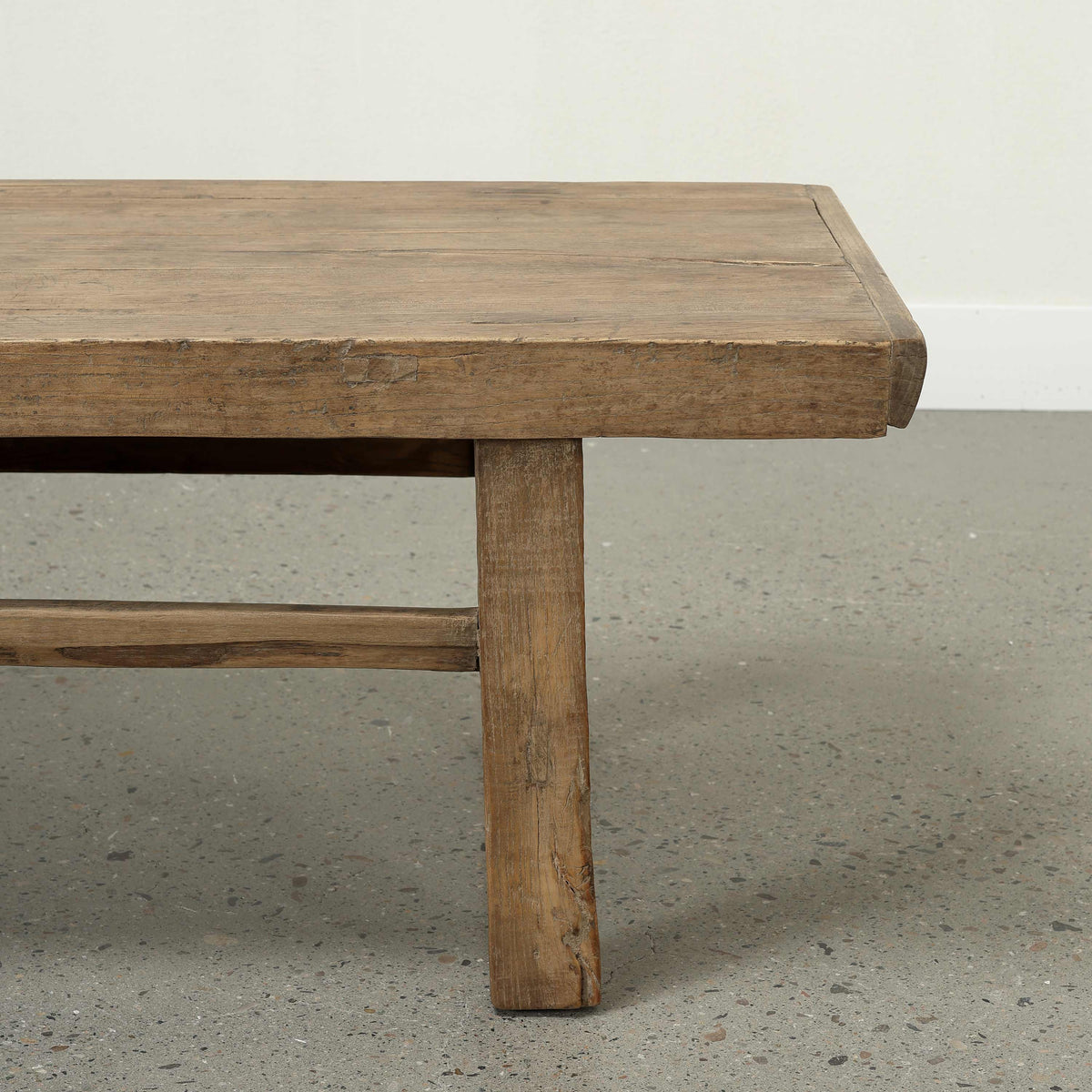 Vintage Coffee Table 74" Wide 20" Deep Weathered Natural