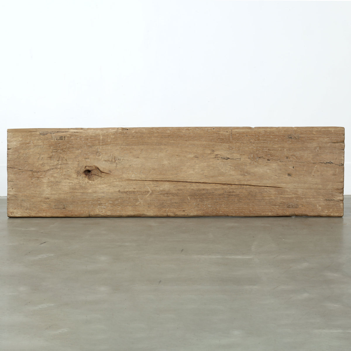 Vintage coffee table Large approx. 6-7' long 15-24" wide Weathered natural 74.8X19.7X20H