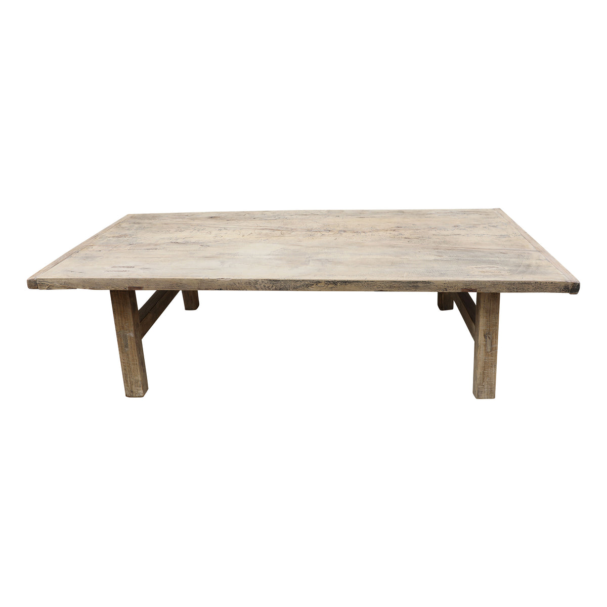 Vintage coffee table Medium approx 5-6' long 20-30" wide Weathered natural(size & color vary)
