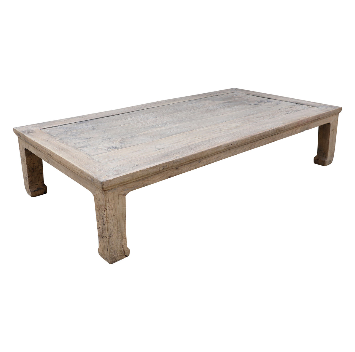 Vintage Extra Large Coffee Table Approx. 7-8ft Wide 30-50 Inches Deep Weathered Natural(Size & Finish vary)