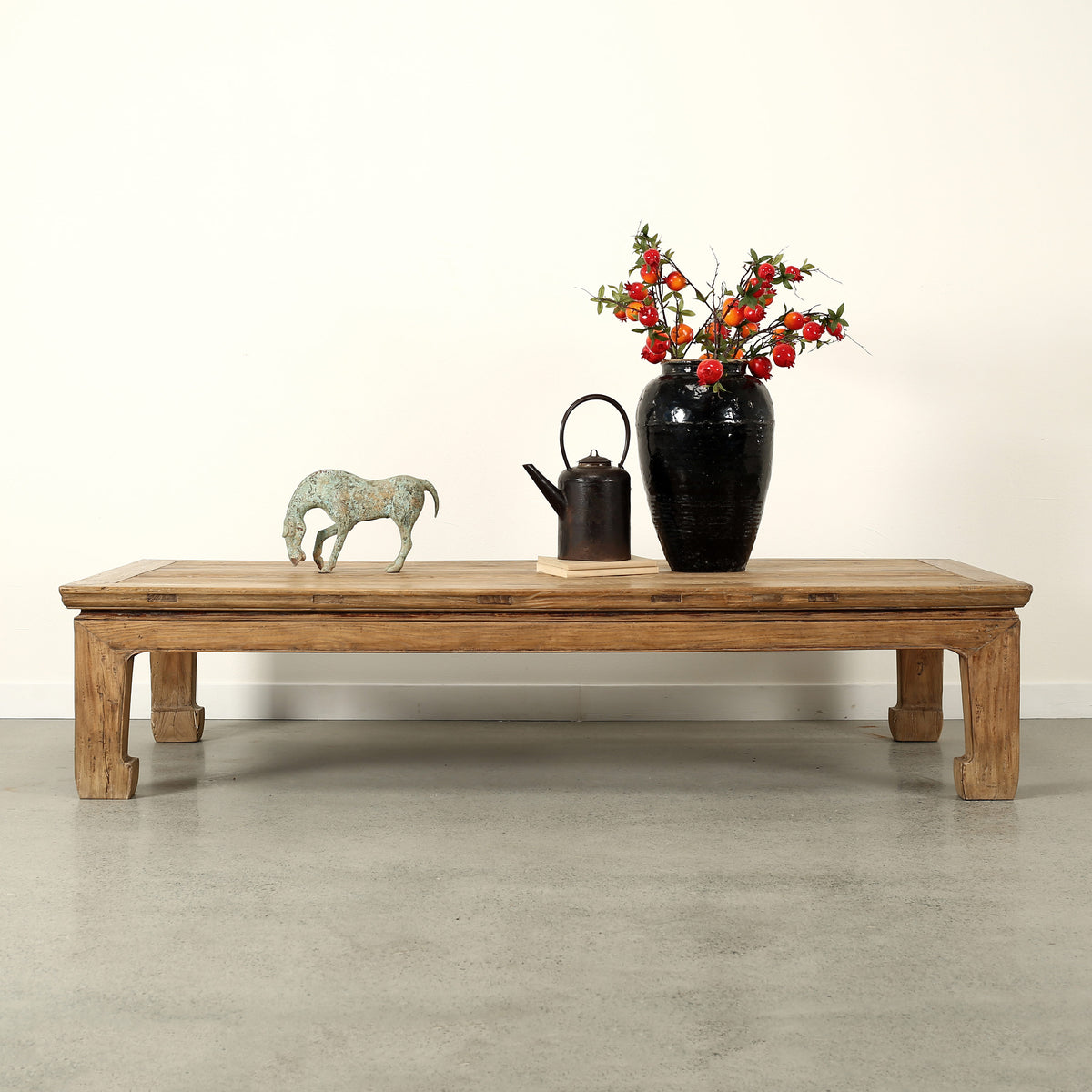 Vintage Extra Large Coffee Table 82.7W 43.3D 18.5H