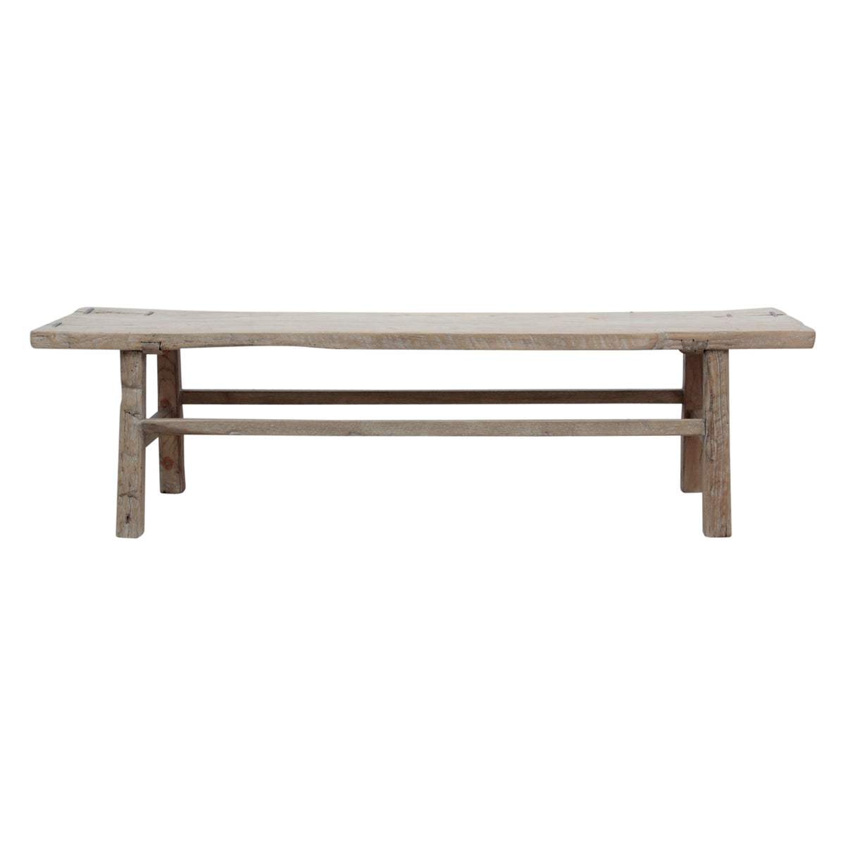Vintage Bench Medium about 5-6' long Weathered natural(size & color vary) Regular top