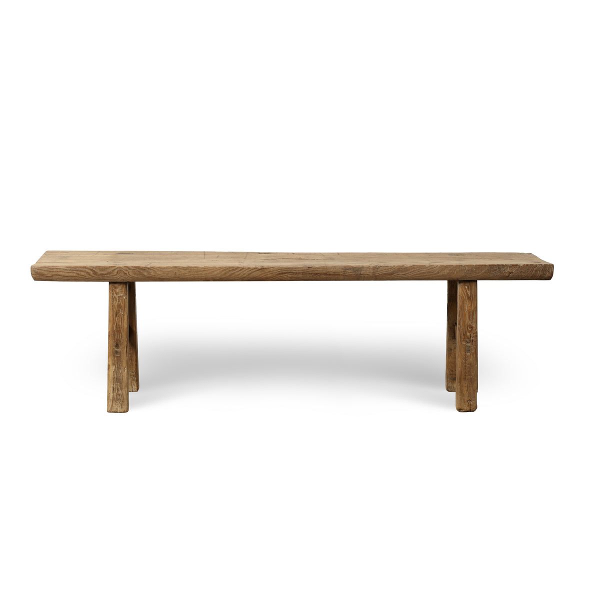 Approx 70" Long 14" Deep Vintage Bench Weathered Natural
