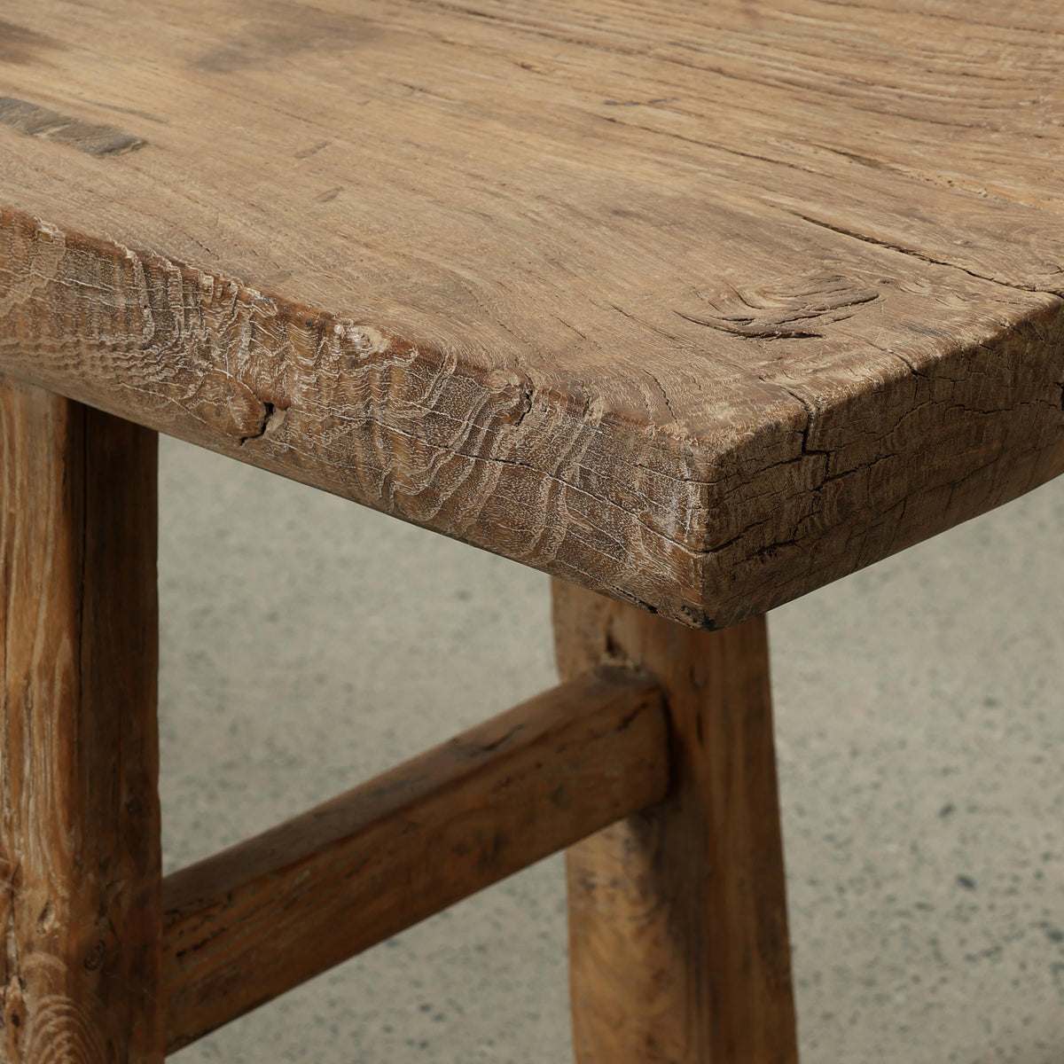 Approx 70" Long 14" Deep Vintage Bench Weathered Natural