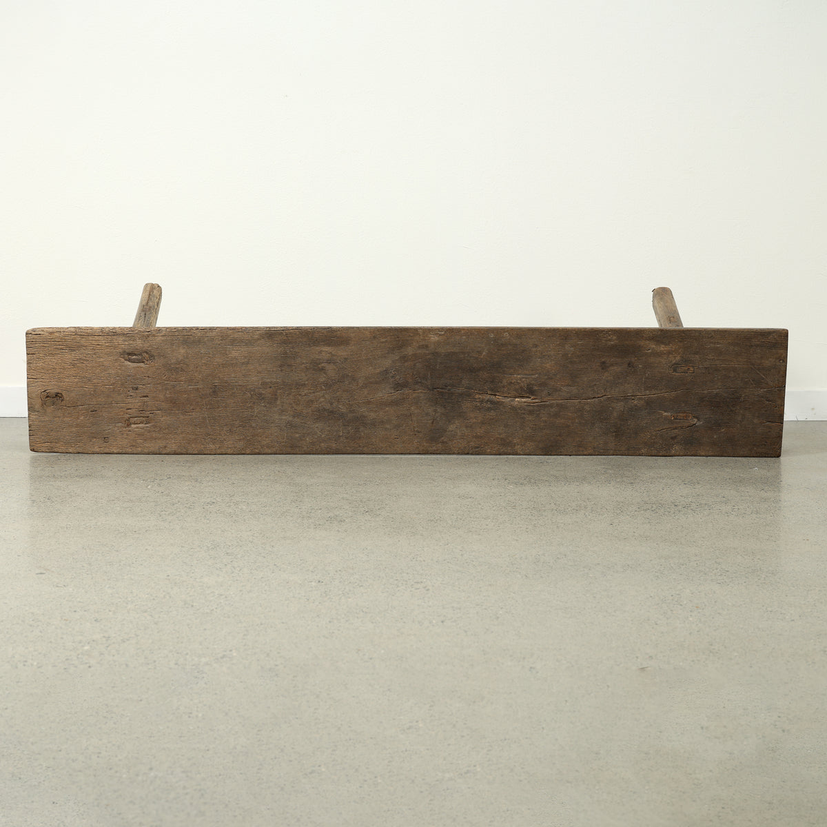 Approx. 78.3 Inches Long 13.8 Inches Deep Vintage Rustic Bench Weathered Natural