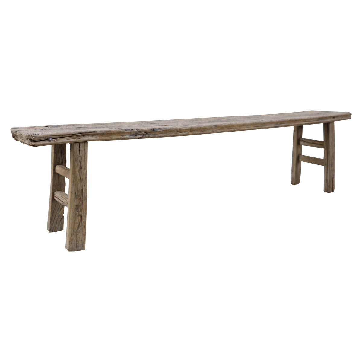 Vintage Bench Large about 6-7ft long 10-15 Inches Deep Weathered natural(size & color vary)