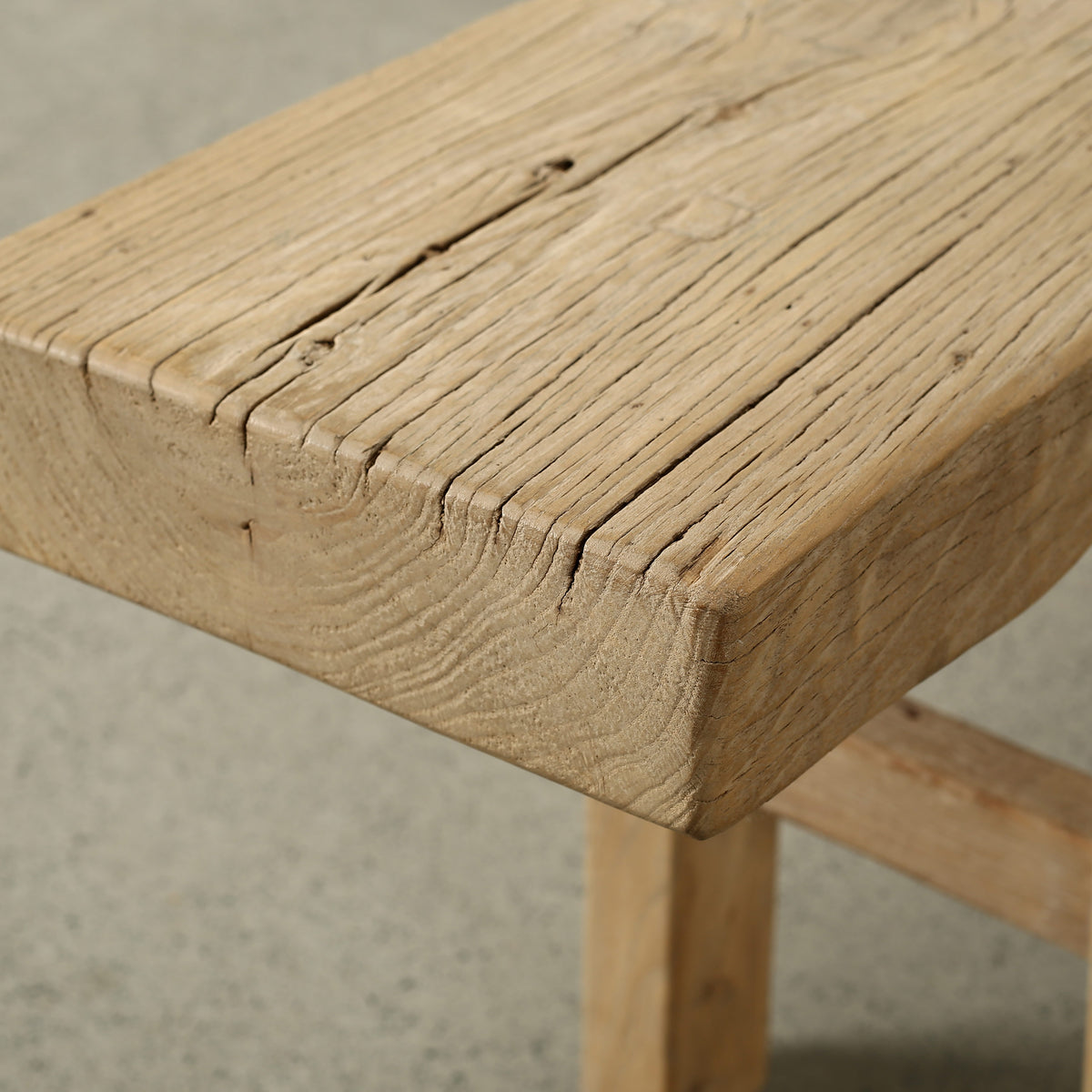 Approx. 87 Inches Long 11 Inches Deep Vintage Rustic Bench Weathered Nature