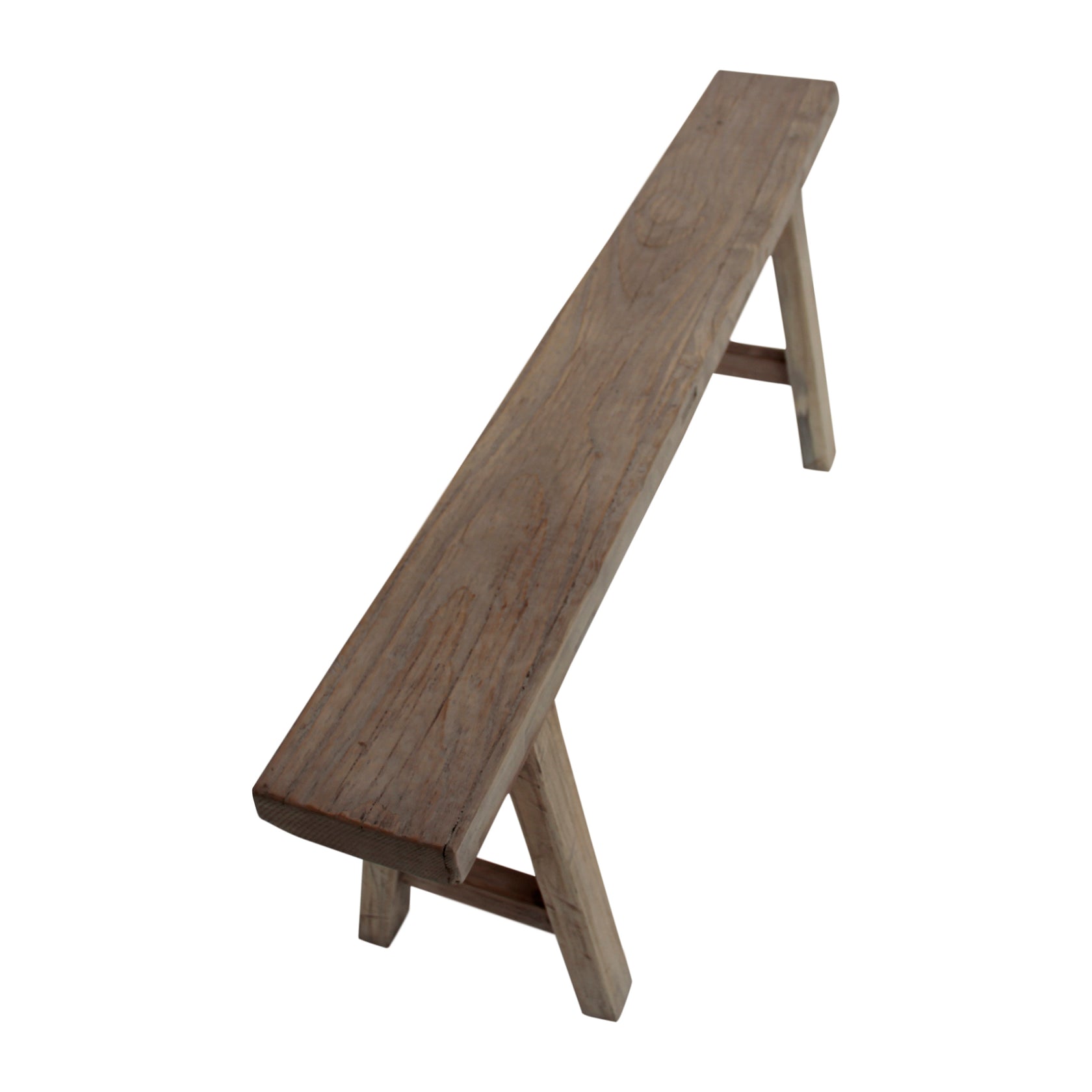 Noodle Bench | Weathered Natural Reclaimed Wood Finish
