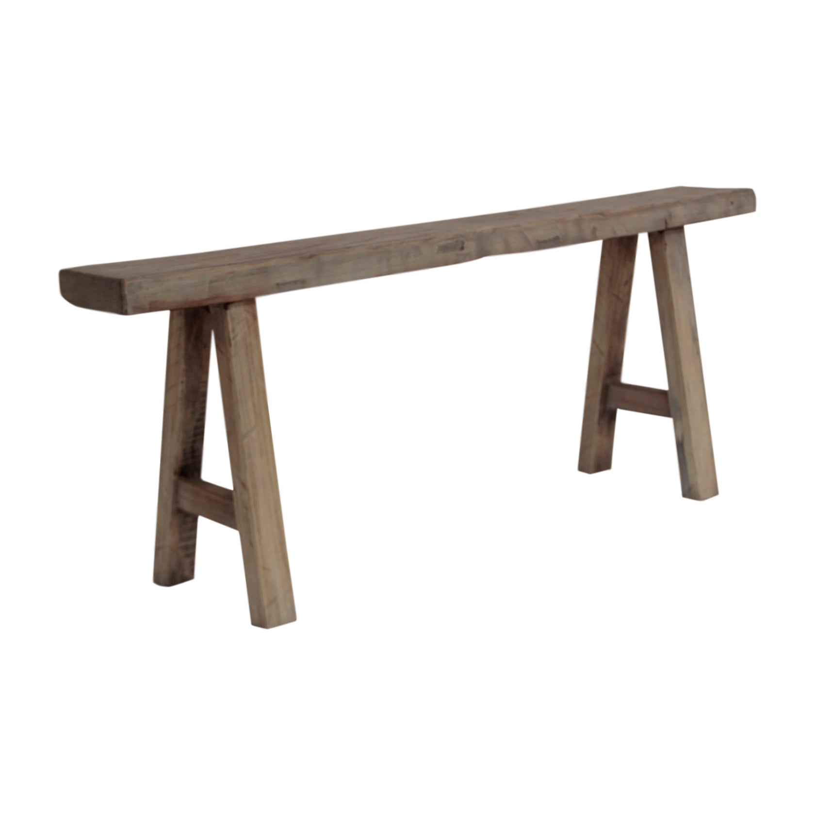 Noodle Bench | Weathered Natural Reclaimed Wood Finish