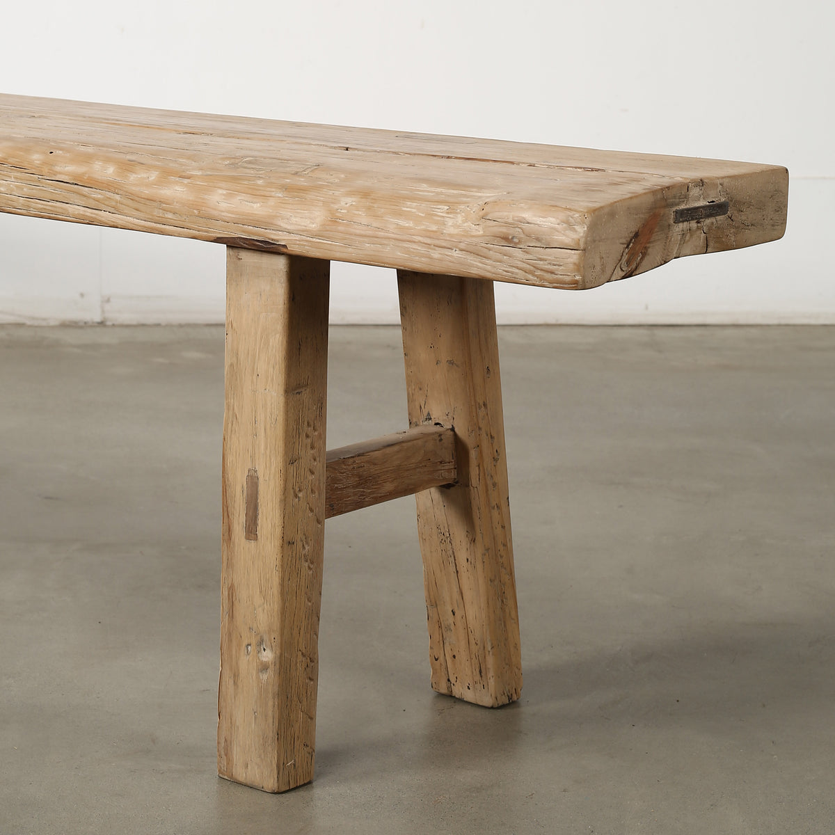 Approx.75-90 Inches Long 12 Inches Deep Hermosa Entryway Bench Weathered Natural 78x12X19H