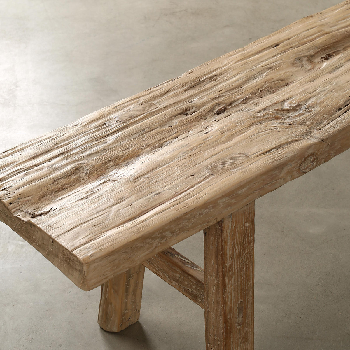 Approx.83 Inches Long 13 Inches Deep Hermosa Entryway Bench Weathered Natural