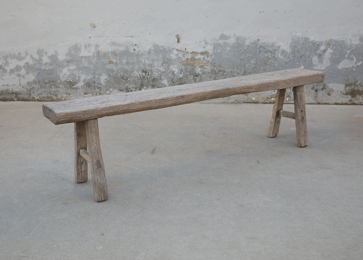Approx.74 Inches Long 13 Inches Deep Vintage Bench Weathered Natural