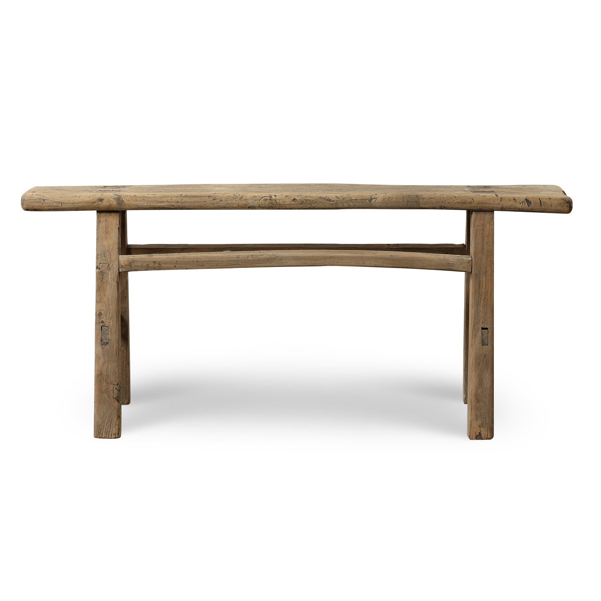 Vintage Country Board Bench Weathered Natural Wood (size vary)