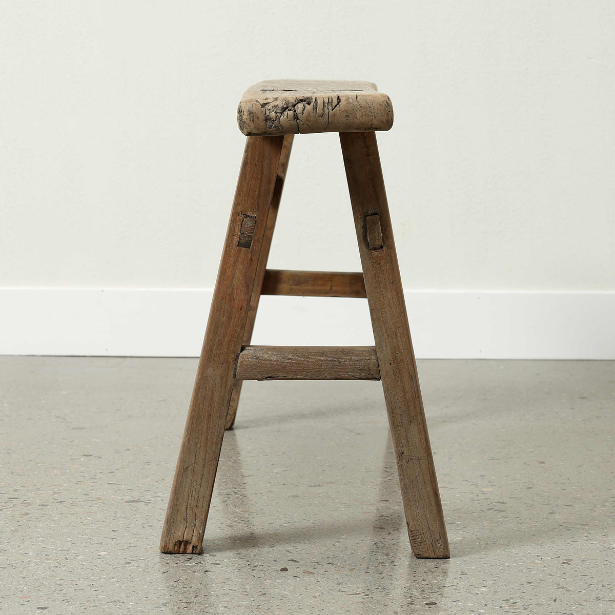 Vintage Country Board Bench Weathered Natural Wood (size vary)