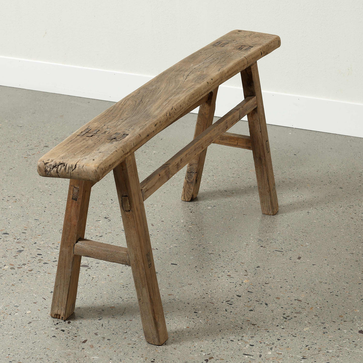 Vintage Country Board Bench Weathered Natural Wood (size vary)