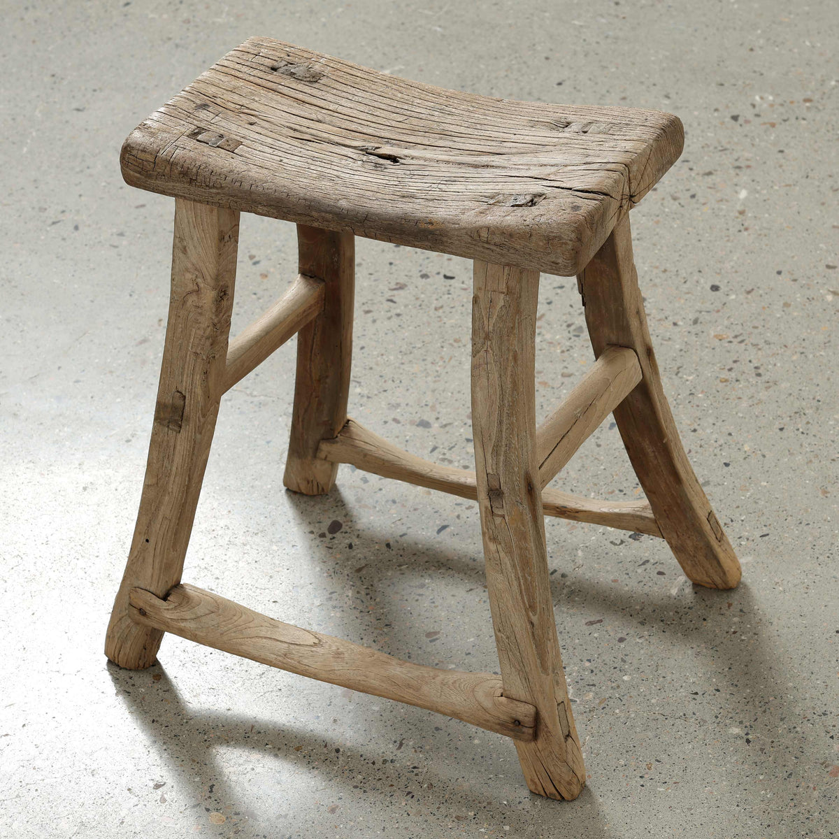Vintage Stool Rectangular Approx.16 Inches Wide 9" Deep 21" High