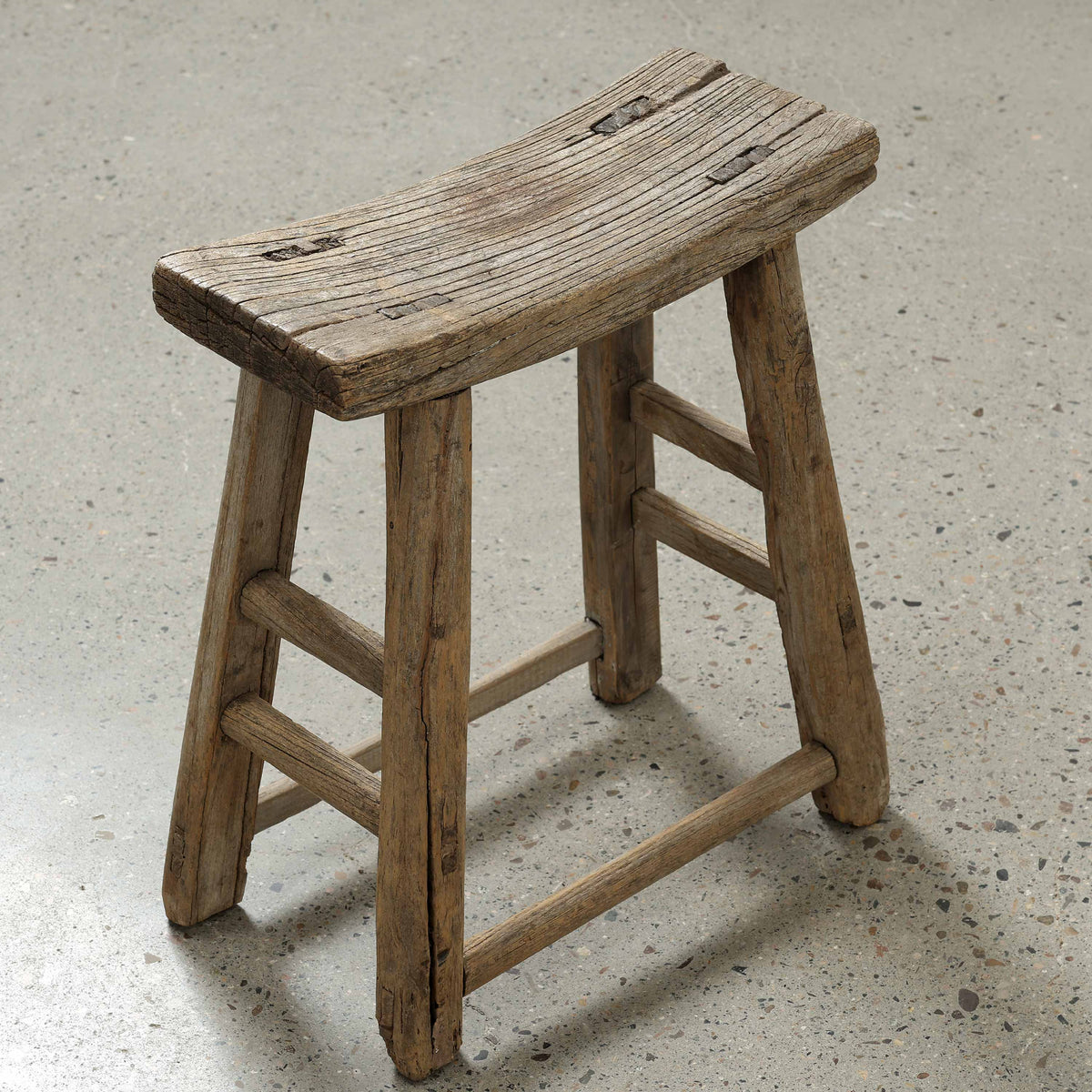 Vintage Stool Rectangular Approx.18 Inches Wide 8" Deep 21" High