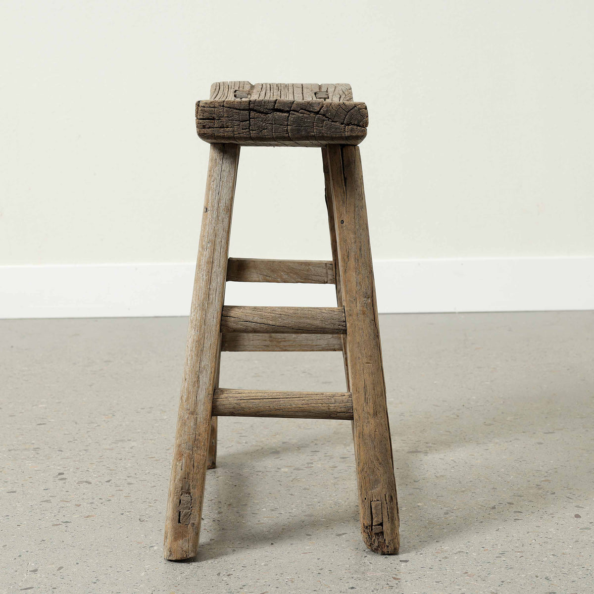 Vintage Stool Rectangular Approx.18 Inches Wide 8" Deep 21" High