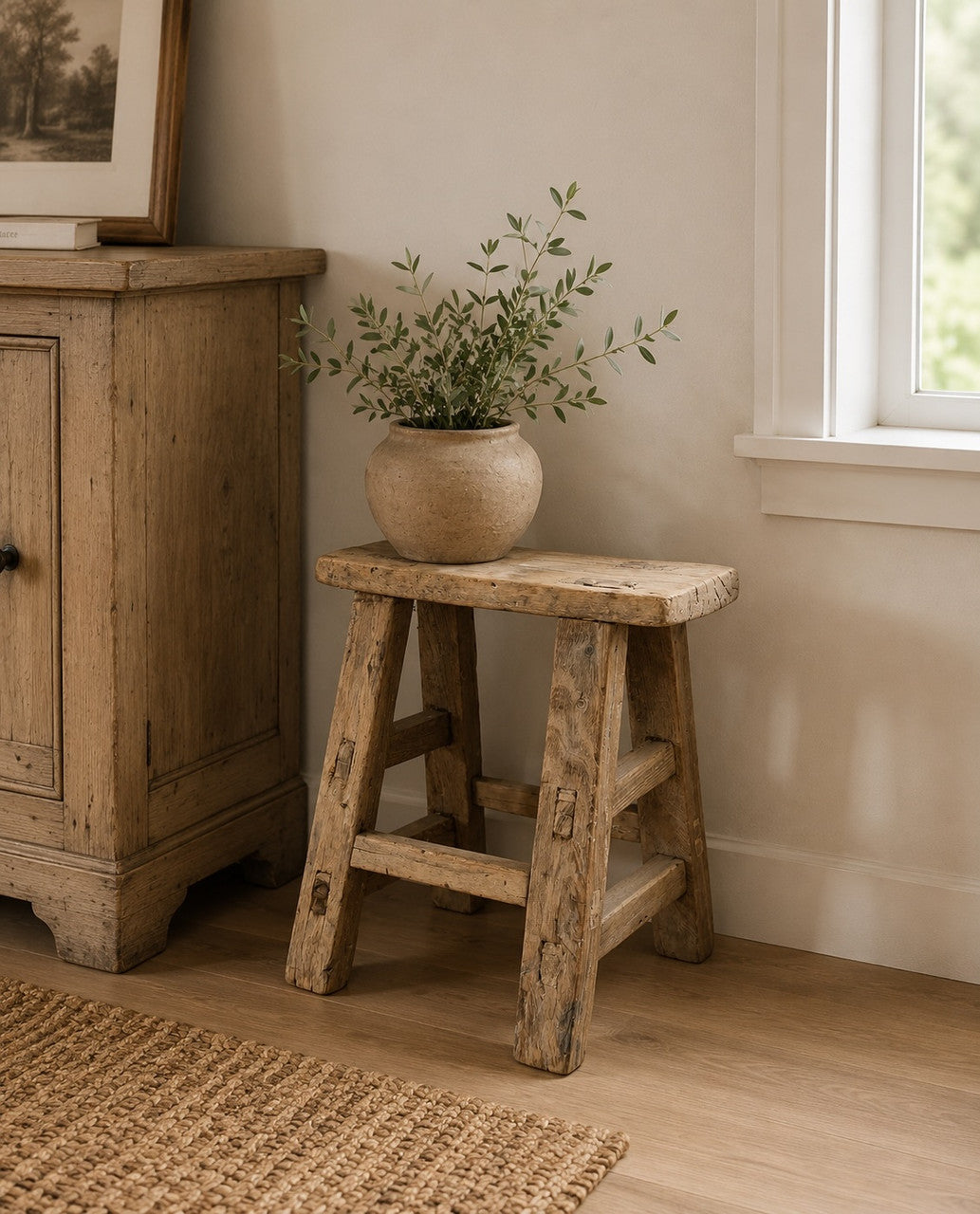 Vintage Mini Step Stool Rectangular Approx.12-16 Inches High 12-15" Wide 4-6 Inches Deep (size & finish vary)