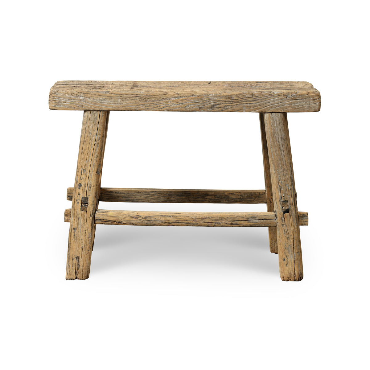 Vintage Rustic Bench Approx.28" Wide 9" Deep Weathered Natural