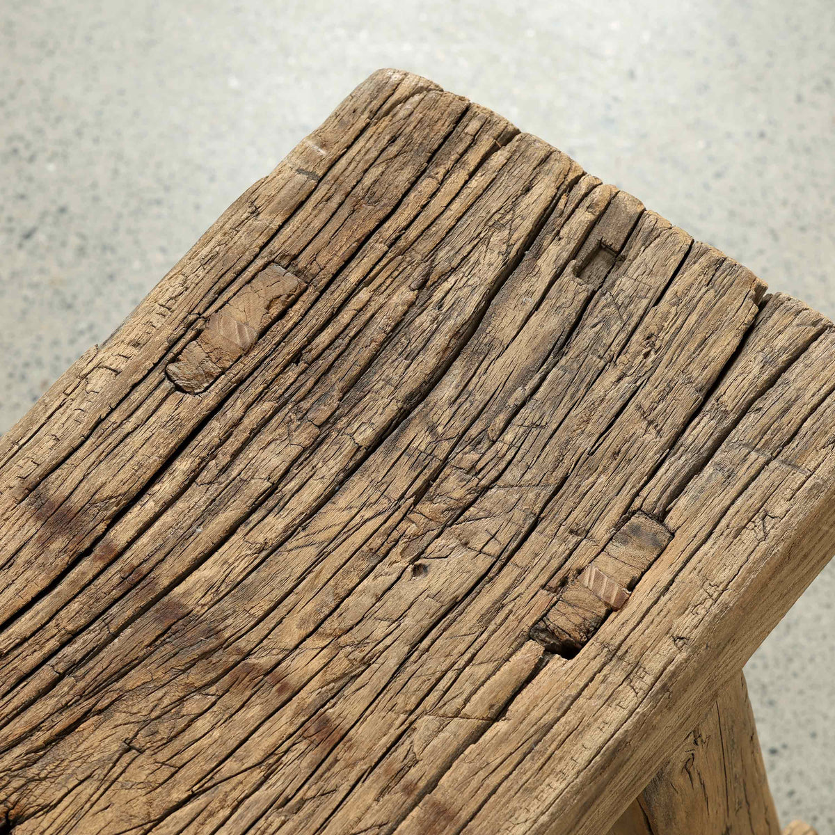 Vintage Rustic Bench Approx.28" Wide 9" Deep Weathered Natural