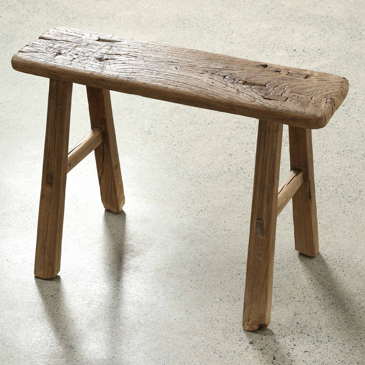 Vintage Bench Approx.29" Long Weathered Natural