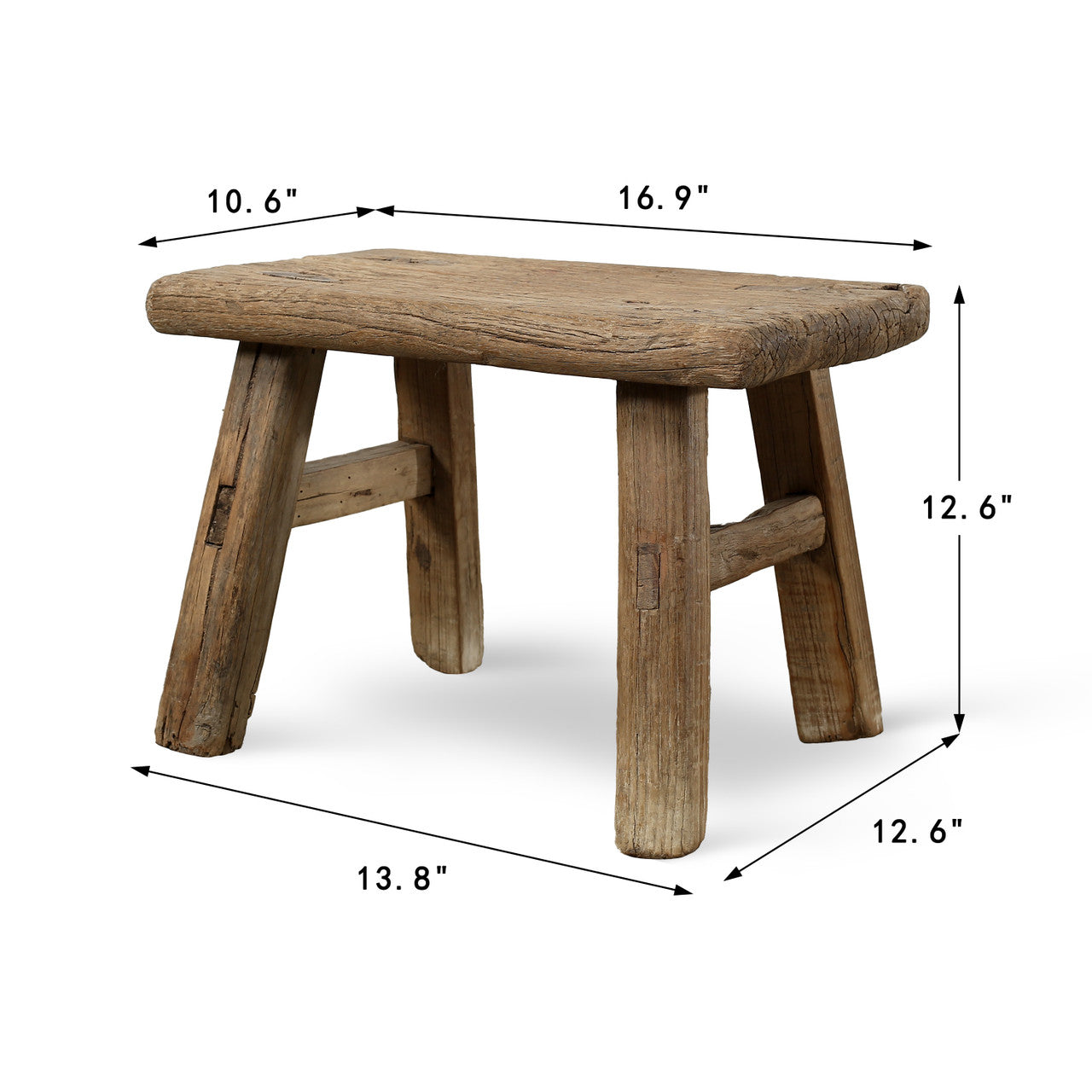 Vintage Rustic Step Stool