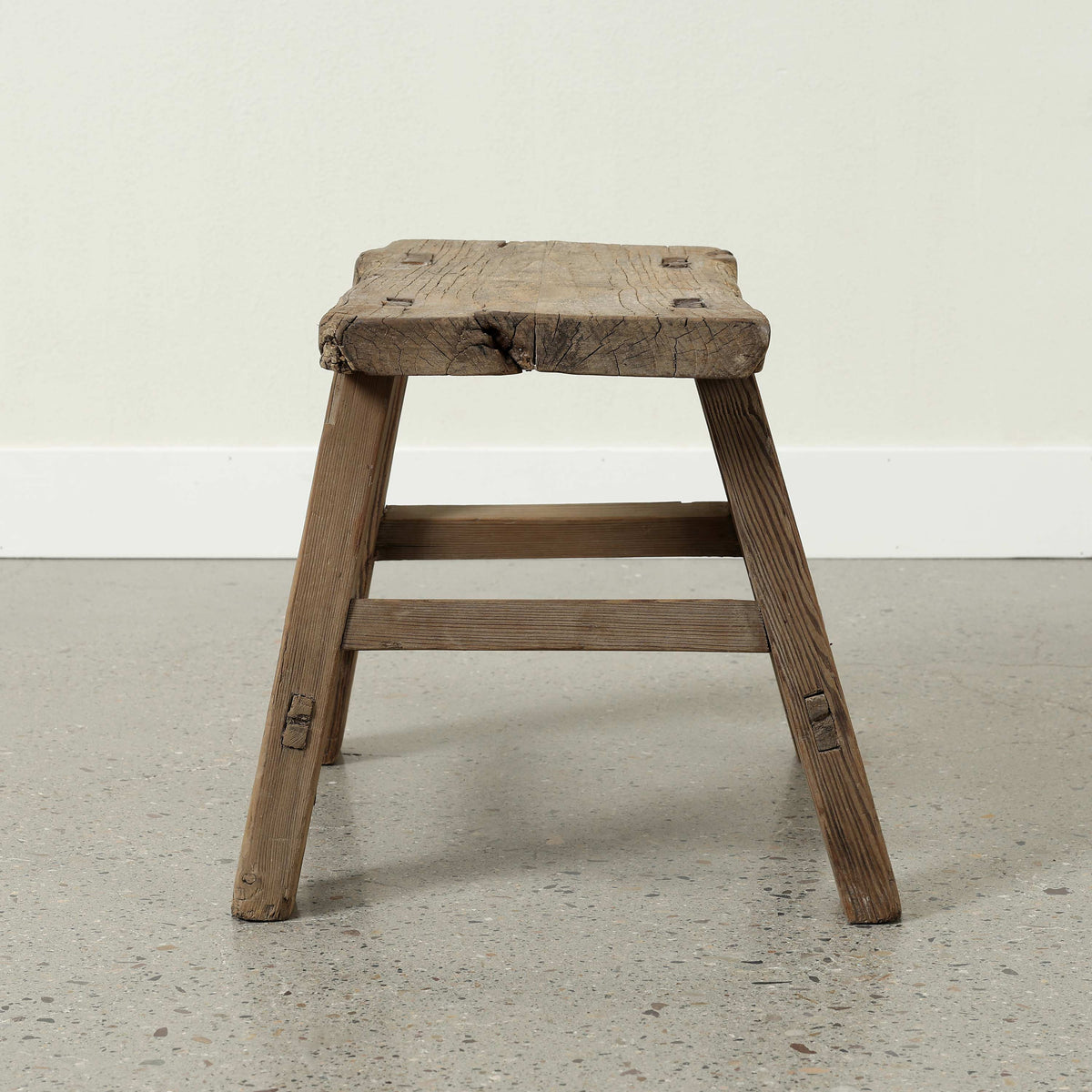 Vintage Step Stool Rectangular Approx.21 Inches Wide 12" Deep 16.5" High