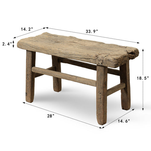 Vintage Accent Table Approx.33.9 Inches Wide 14.2" Deep 18.5" High image 2