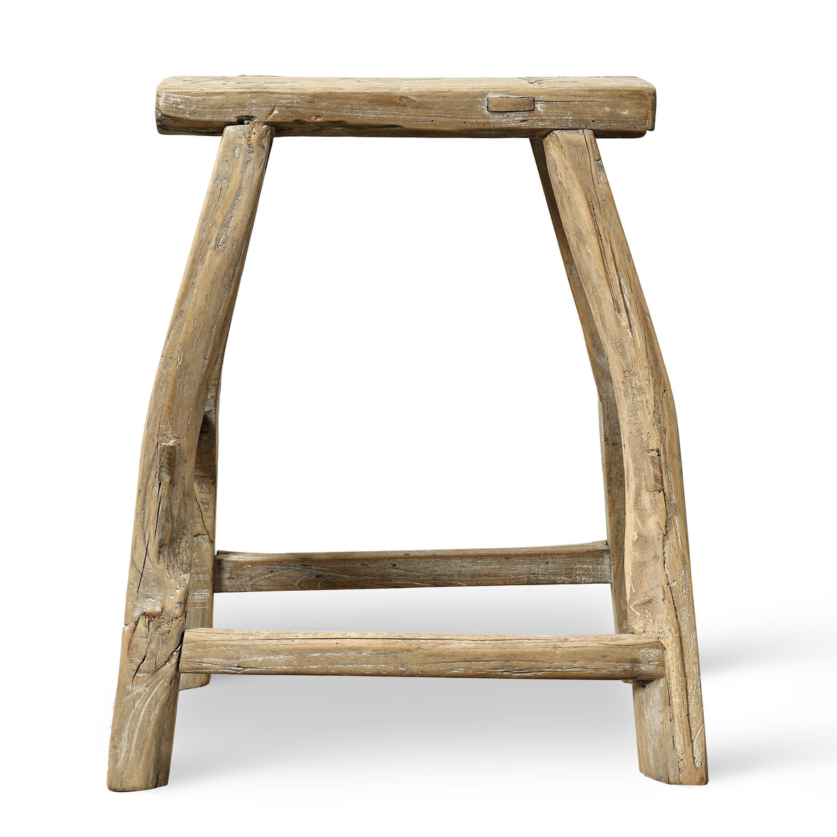Vintage Rustic Stool 21H 15W 6.3D