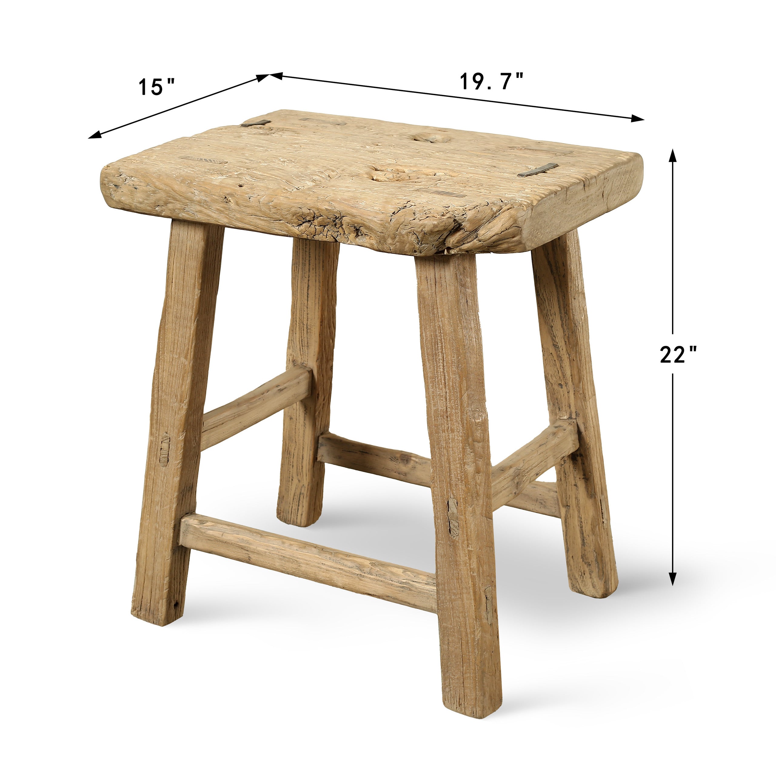 Vintage Accent Table with Unique Top ���������������������������