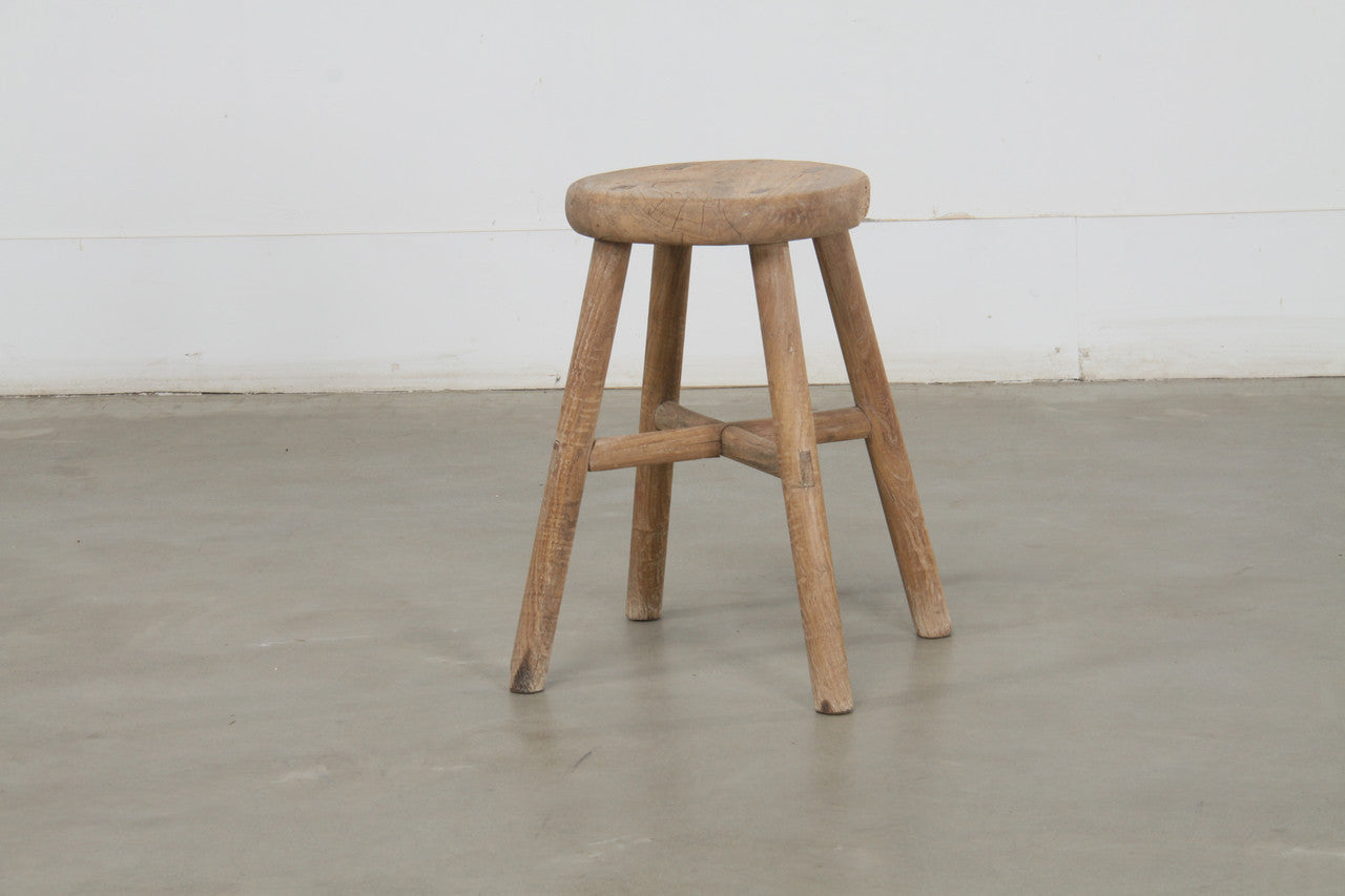 Vintage Round Stool ���������