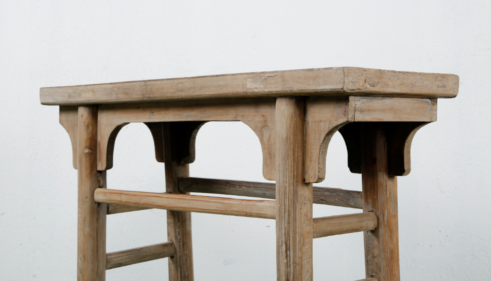Approx. 35-45 Inches Long Vintage Side Table (Size & Finish vary)