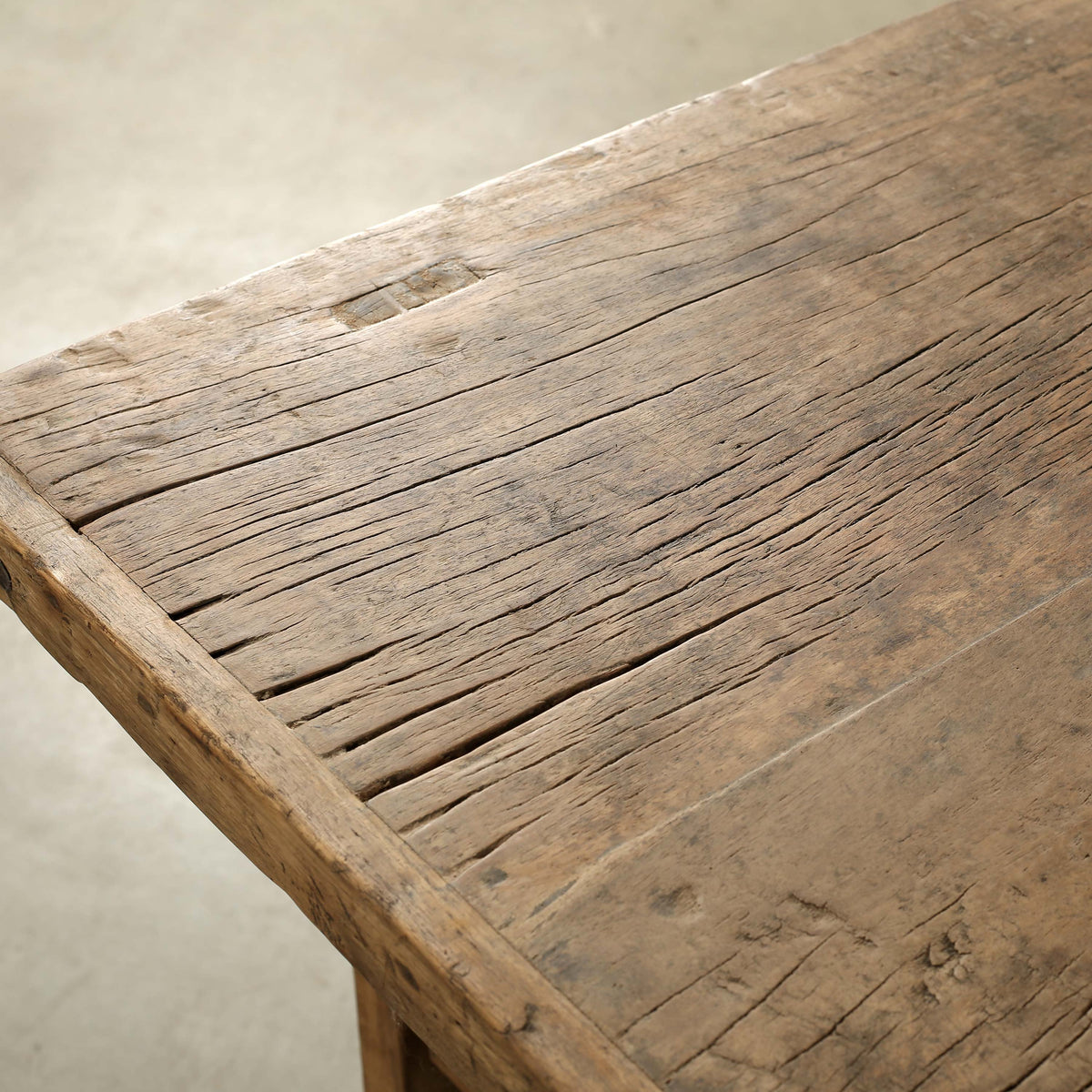 Approx.44" Long 25" Deep Vintage Counter Table Weathered Natural