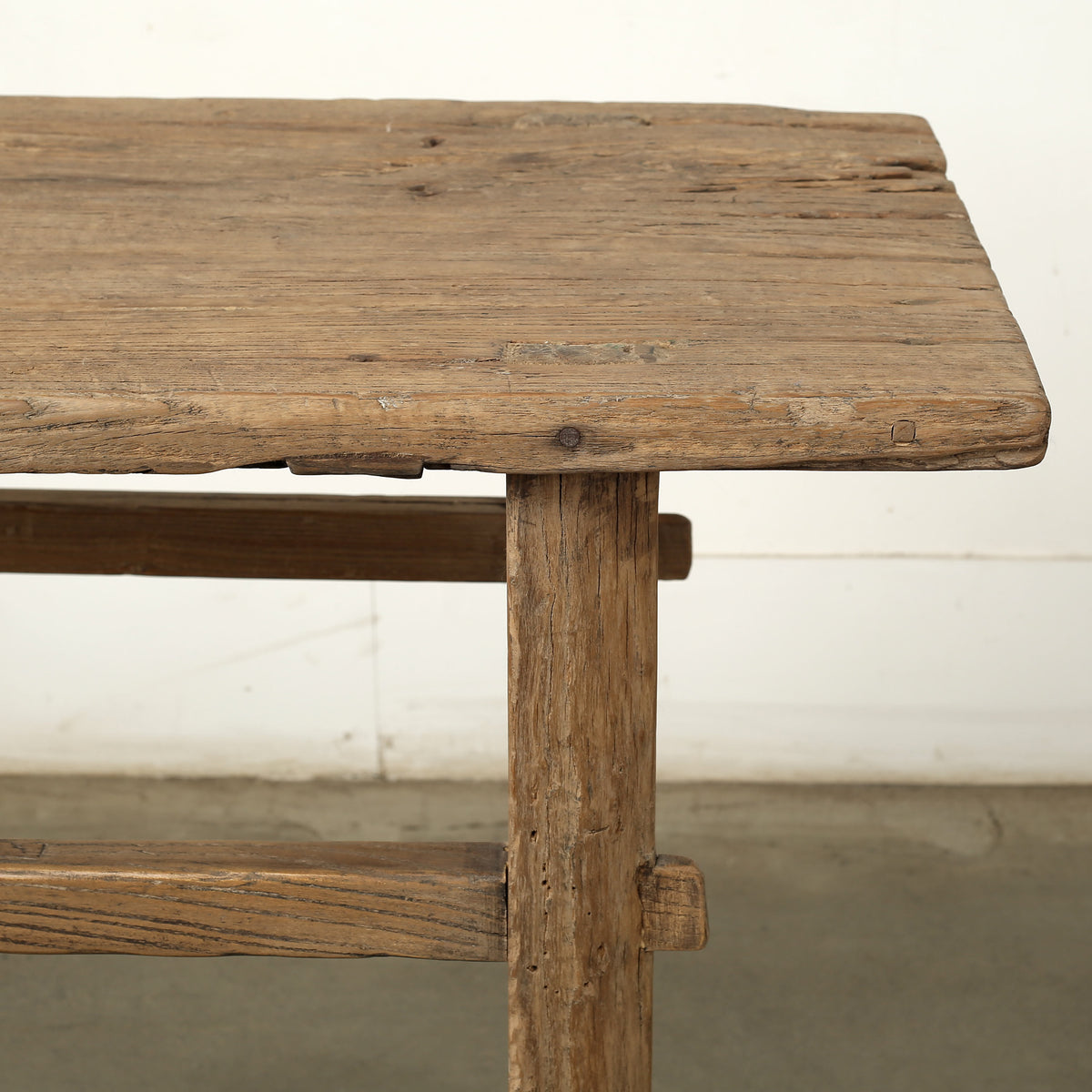 Approx.41" Long 22" Deep Vintage Counter Table Weathered Natural