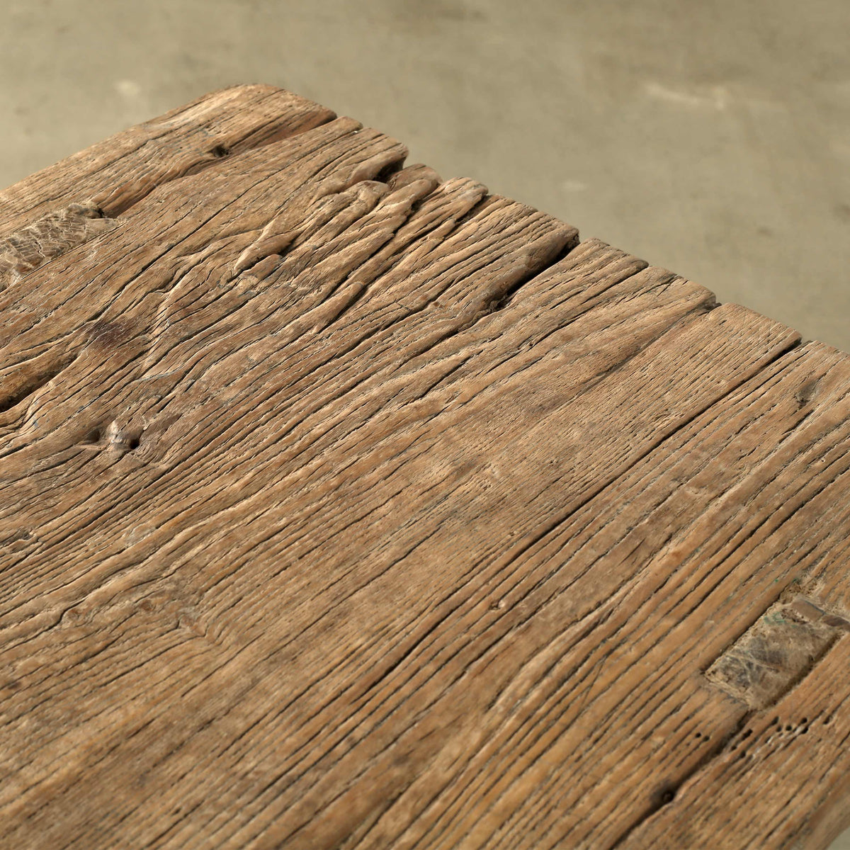 Approx.41" Long 22" Deep Vintage Counter Table Weathered Natural