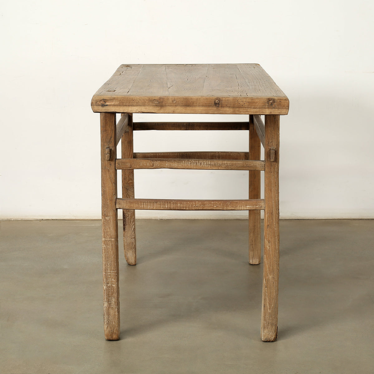 Approx.48" Long 23" Deep Vintage Counter Table Weathered Natural