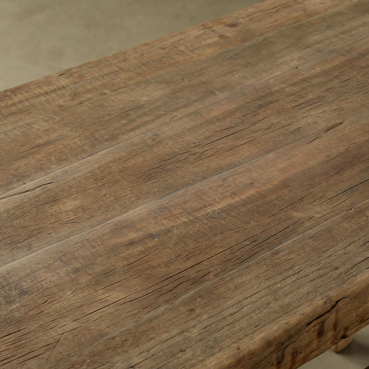Approx.48" Long 23" Deep Vintage Counter Table Weathered Natural