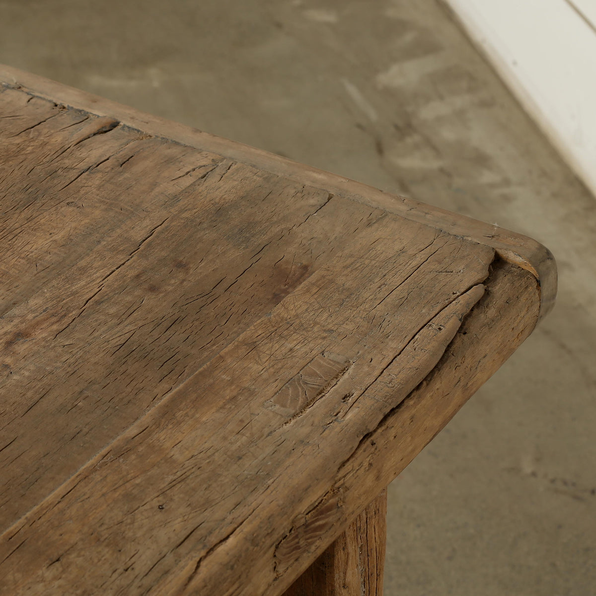 Approx.48" Long 23" Deep Vintage Counter Table Weathered Natural