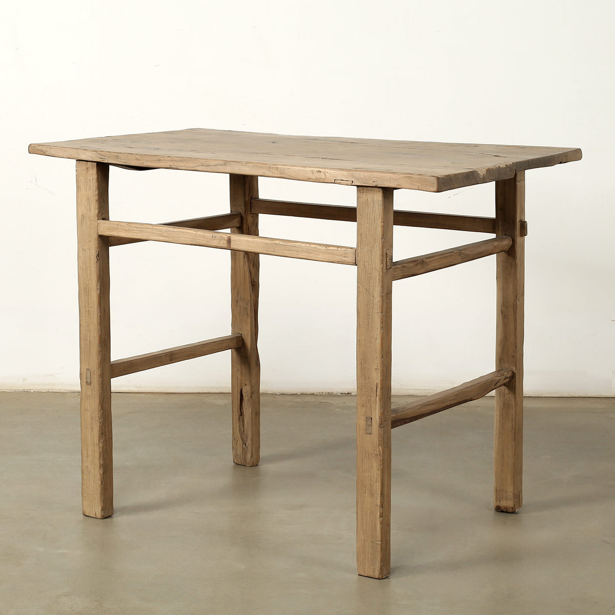 Approx.42" Long 25" Deep Vintage Counter Table Weathered Natural
