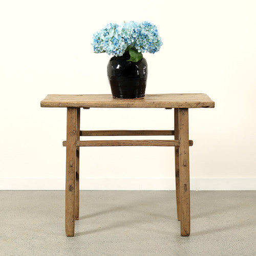 Approx.39.8" Long 17.7" Deep Vintage Counter Table Weathered Natural image 2