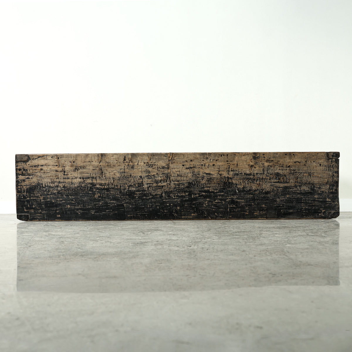 Approx. 92" Long Antique Sideboard with Six Doors, Distressed Black