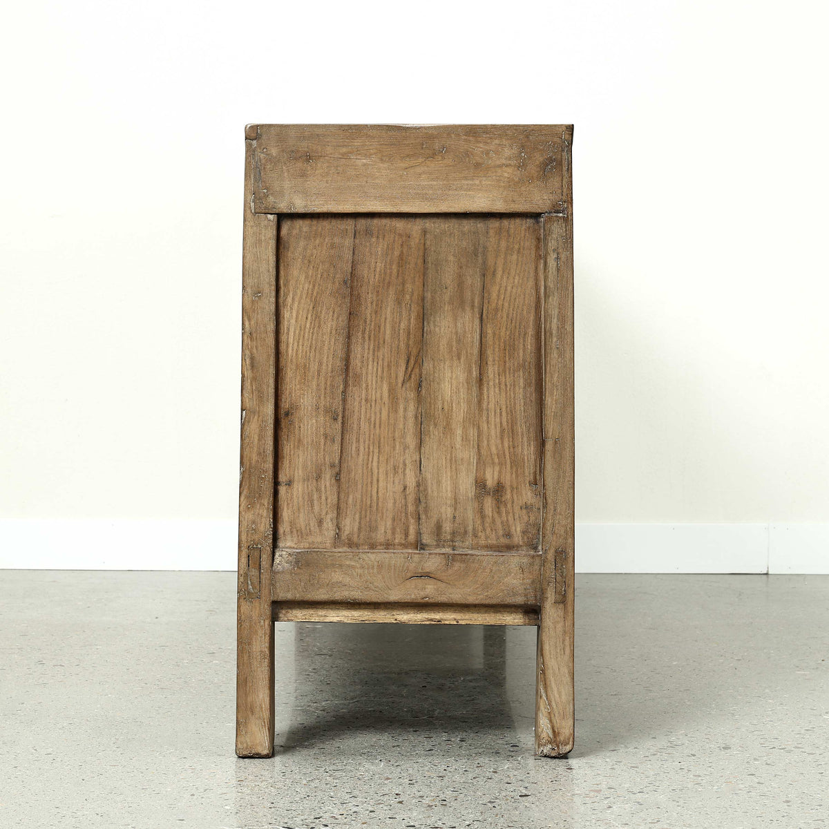 Approx. 81" Wide Antique Sideboard with Six Doors Weathered Natural